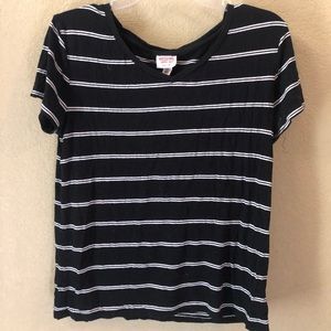 Stripped Black Tee Shirt